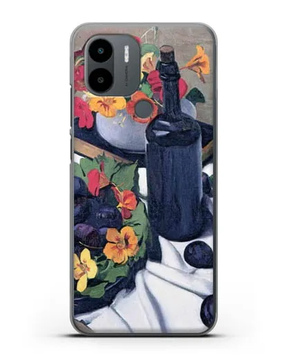 Чехол Настурции и сливы (Валлоттон Феликс) силиконовый для Xiaomi Redmi A1