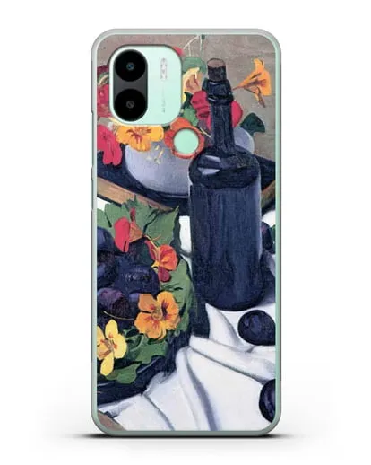 Чехол Настурции и сливы (Валлоттон Феликс) силиконовый для Xiaomi Redmi A2 Plus