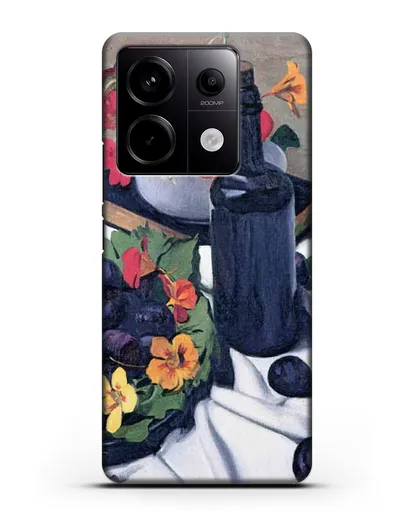 Чехол Настурции и сливы (Валлоттон Феликс) силиконовый для Xiaomi Redmi Note 13 Pro 5G