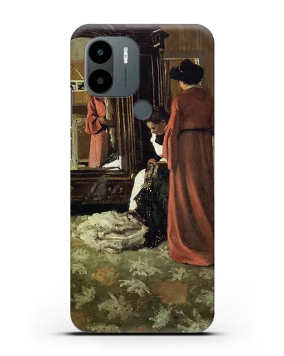 Чехол Интерьер, спальня с двумя фигурами (Валлоттон Феликс) силиконовый для Xiaomi Poco C51