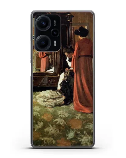 Чехол Интерьер, спальня с двумя фигурами (Валлоттон Феликс) силиконовый для Xiaomi Poco F5