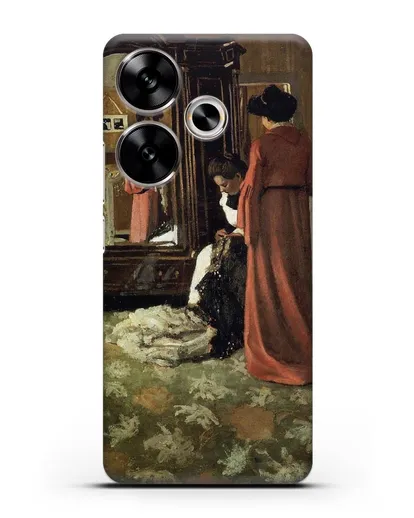 Чехол Интерьер, спальня с двумя фигурами (Валлоттон Феликс) силиконовый для Xiaomi Poco F6