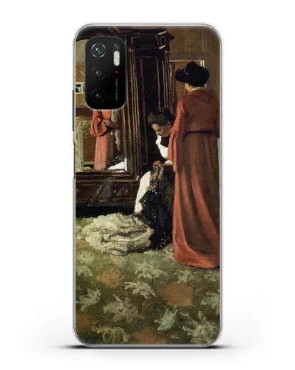 Чехол Интерьер, спальня с двумя фигурами (Валлоттон Феликс) силиконовый для Xiaomi Poco M3 Pro