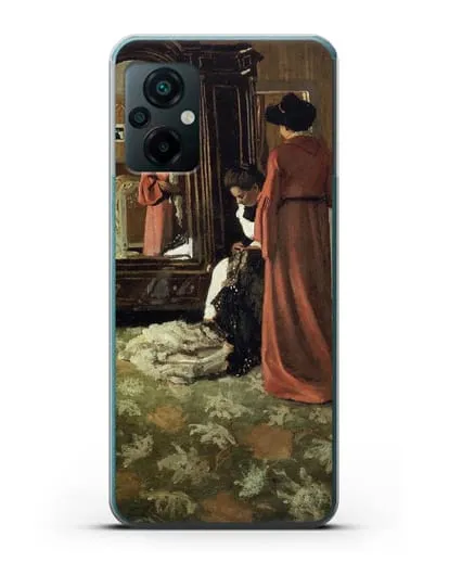 Чехол Интерьер, спальня с двумя фигурами (Валлоттон Феликс) силиконовый для Xiaomi Poco M5