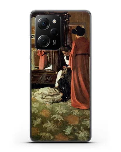 Чехол Интерьер, спальня с двумя фигурами (Валлоттон Феликс) силиконовый для Xiaomi Poco X5 Pro