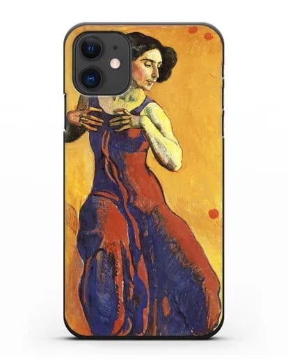 Чехол Женщина в экстазе (Ходлер Фердинанд) силиконовый для iPhone 11