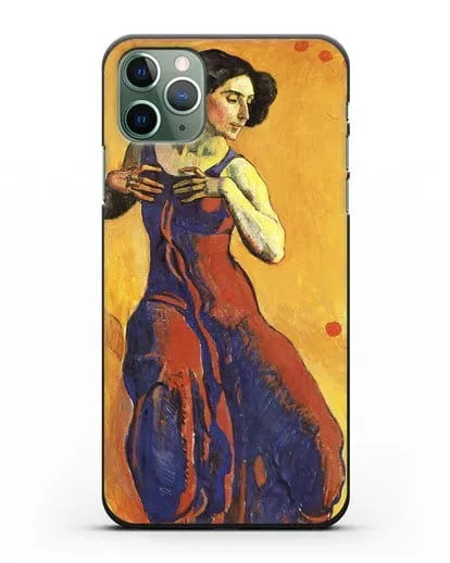 Чехол Женщина в экстазе (Ходлер Фердинанд) силиконовый для iPhone 11 Pro Max