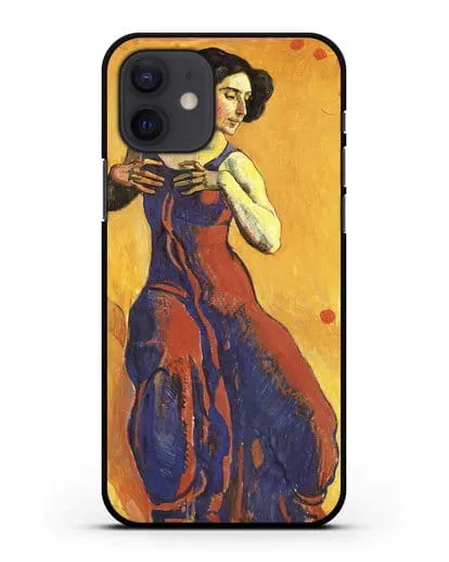 Чехол Женщина в экстазе (Ходлер Фердинанд) силиконовый для iPhone 12