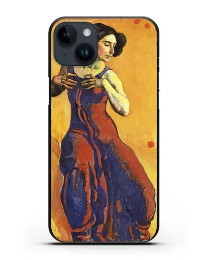 Чехол Женщина в экстазе (Ходлер Фердинанд) силиконовый для iPhone 14 Plus