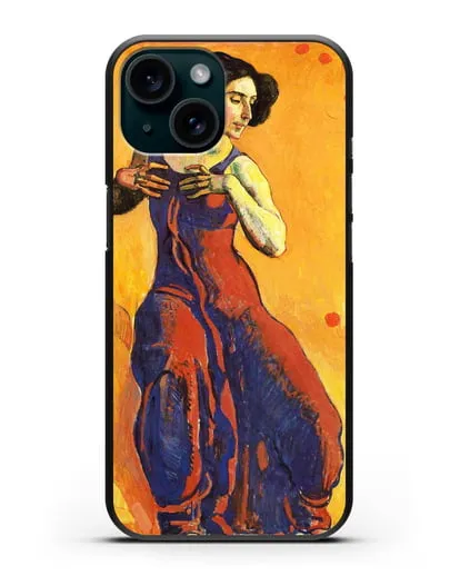 Чехол Женщина в экстазе (Ходлер Фердинанд) силиконовый для iPhone 15