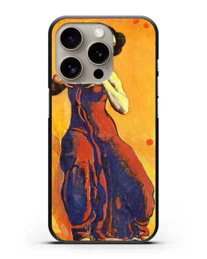 Чехол Женщина в экстазе (Ходлер Фердинанд) силиконовый для iPhone 15 Pro