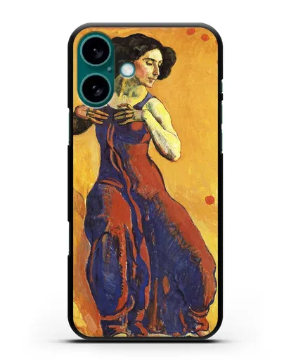 Чехол Женщина в экстазе (Ходлер Фердинанд) силиконовый для iPhone 16 Plus