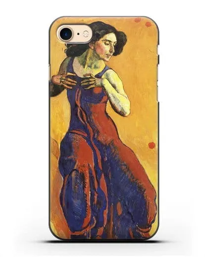 Чехол Женщина в экстазе (Ходлер Фердинанд) силиконовый для iPhone 8