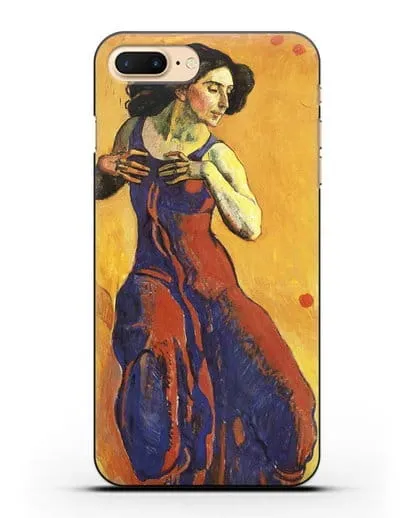 Чехол Женщина в экстазе (Ходлер Фердинанд) силиконовый для iPhone 8 Plus