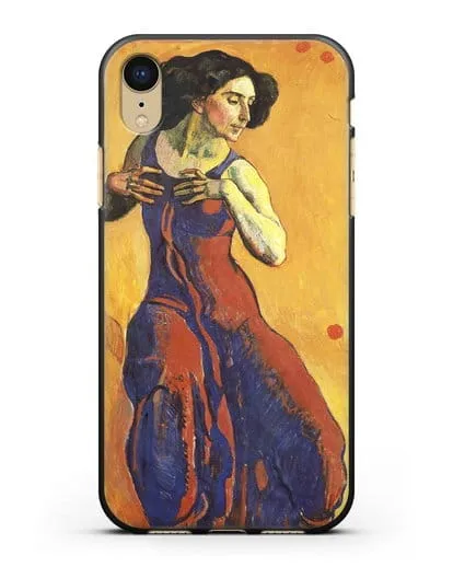 Чехол Женщина в экстазе (Ходлер Фердинанд) силиконовый для iPhone XR