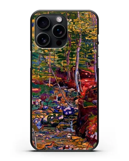 Чехол Лес рядом с Райхенбахом (Ходлер Фердинанд) силиконовый для iPhone 15 Pro Max