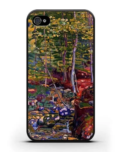 Чехол Лес рядом с Райхенбахом (Ходлер Фердинанд) силиконовый для iPhone 4/4s