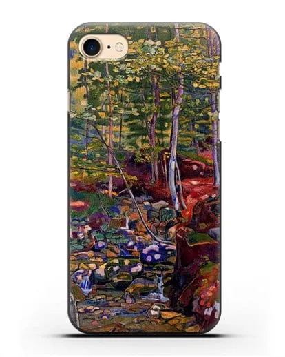 Чехол Лес рядом с Райхенбахом (Ходлер Фердинанд) силиконовый для iPhone 8
