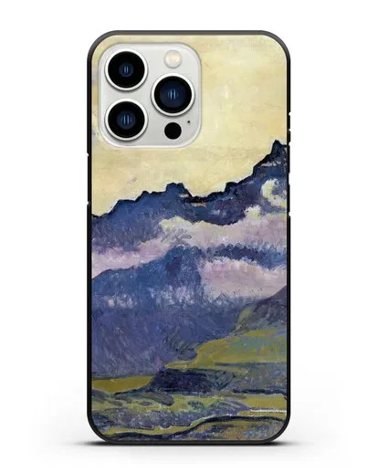 Чехол Горы Дентс-дю-Миди (Ходлер Фердинанд) силиконовый для iPhone 13 Pro