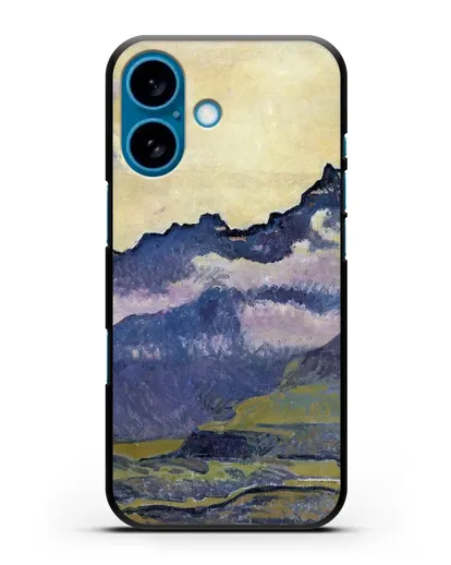 Чехол Горы Дентс-дю-Миди (Ходлер Фердинанд) силиконовый для iPhone 16