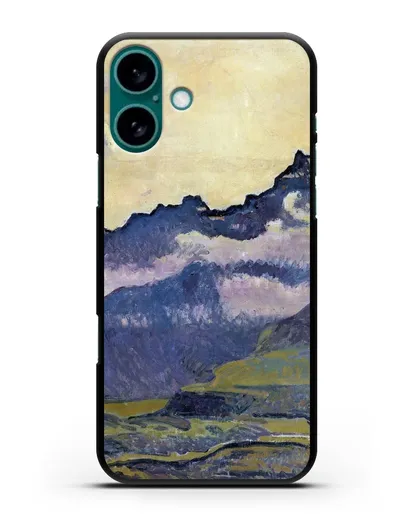 Чехол Горы Дентс-дю-Миди (Ходлер Фердинанд) силиконовый для iPhone 16 Plus