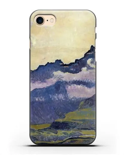 Чехол Горы Дентс-дю-Миди (Ходлер Фердинанд) силиконовый для iPhone 8