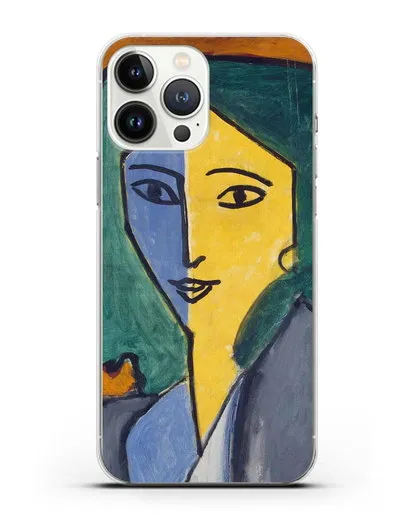Чехол Портрет Л. Н. Делекторской (Матисс Анри) силиконовый для iPhone 13 Pro Max