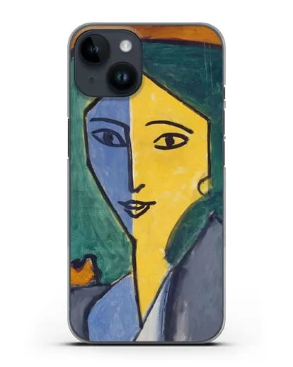 Чехол Портрет Л. Н. Делекторской (Матисс Анри) силиконовый для iPhone 14