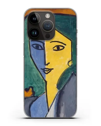 Чехол Портрет Л. Н. Делекторской (Матисс Анри) силиконовый для iPhone 14 Pro