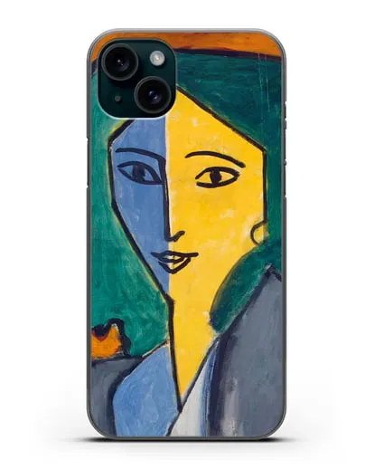 Чехол Портрет Л. Н. Делекторской (Матисс Анри) силиконовый для iPhone 15 Plus