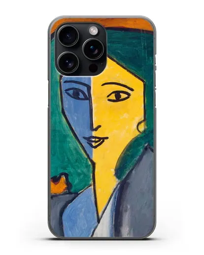 Чехол Портрет Л. Н. Делекторской (Матисс Анри) силиконовый для iPhone 15 Pro Max