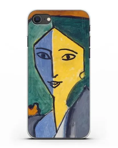 Чехол Портрет Л. Н. Делекторской (Матисс Анри) силиконовый для iPhone SE 2020