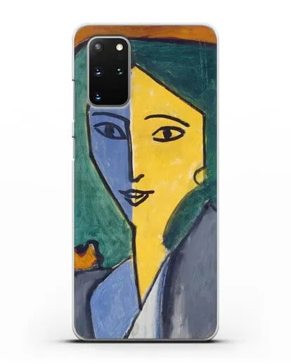Чехол Портрет Л. Н. Делекторской (Матисс Анри) силиконовый для Samsung Galaxy S20 Plus [SM-G985F]