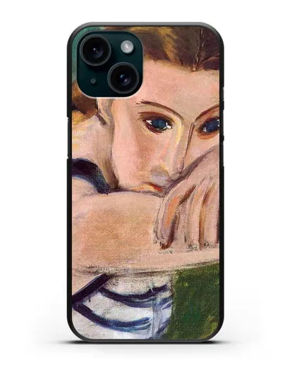 Чехол Лидия Делекторская (Матисс Анри) силиконовый для iPhone 15