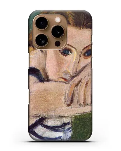 Чехол Лидия Делекторская (Матисс Анри) силиконовый для iPhone 16 Pro