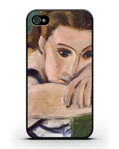 Чехол Лидия Делекторская (Матисс Анри) силиконовый для iPhone 4/4s