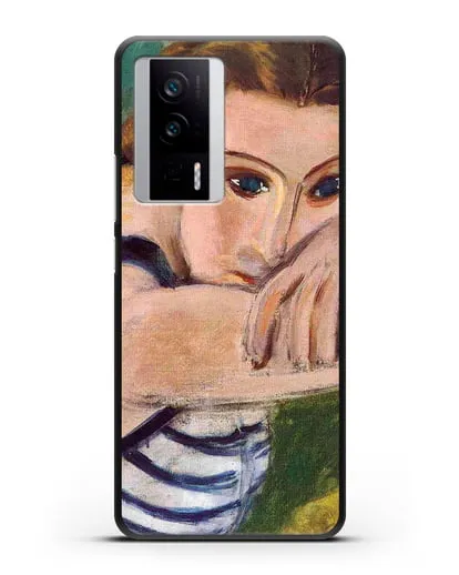 Чехол Лидия Делекторская (Матисс Анри) силиконовый для Xiaomi Poco F5 Pro