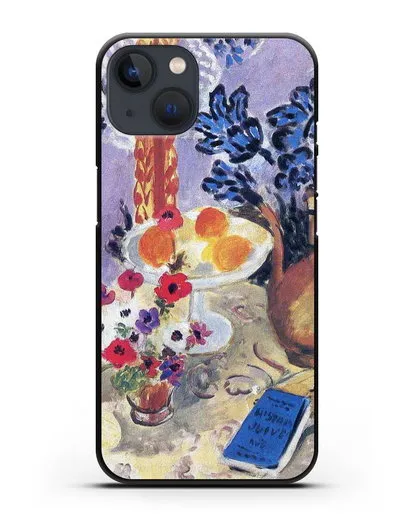 Чехол Акварельный натюрморт (Матисс Анри) силиконовый для iPhone 13