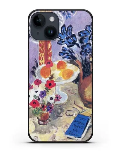 Чехол Акварельный натюрморт (Матисс Анри) силиконовый для iPhone 14