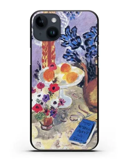 Чехол Акварельный натюрморт (Матисс Анри) силиконовый для iPhone 14 Plus