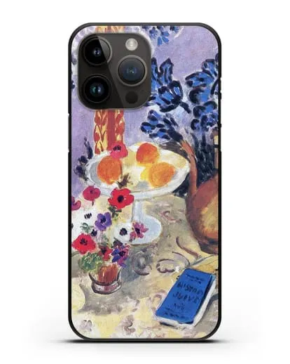 Чехол Акварельный натюрморт (Матисс Анри) силиконовый для iPhone 14 Pro Max