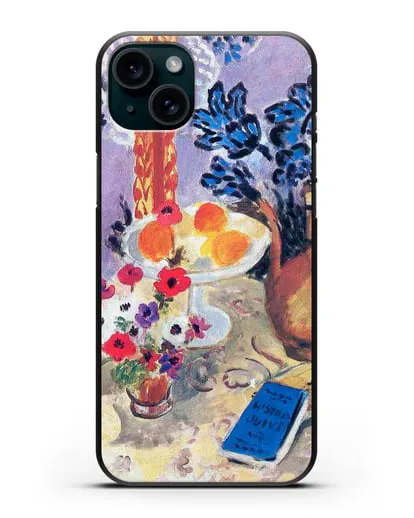 Чехол Акварельный натюрморт (Матисс Анри) силиконовый для iPhone 15 Plus