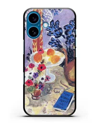 Чехол Акварельный натюрморт (Матисс Анри) силиконовый для iPhone 16