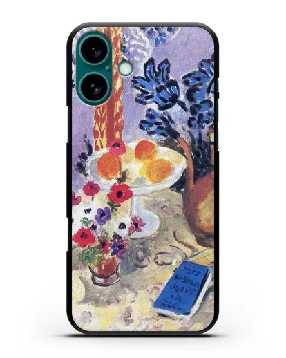 Чехол Акварельный натюрморт (Матисс Анри) силиконовый для iPhone 16 Plus