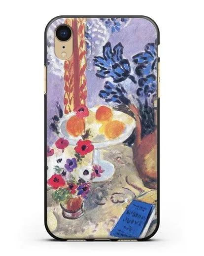 Чехол Акварельный натюрморт (Матисс Анри) силиконовый для iPhone XR