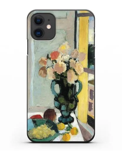 Чехол Розы сафрано у окна (Матисс Анри) силиконовый для iPhone 11