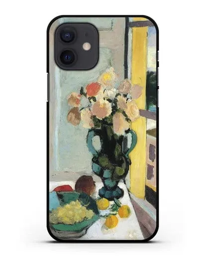 Чехол Розы сафрано у окна (Матисс Анри) силиконовый для iPhone 12