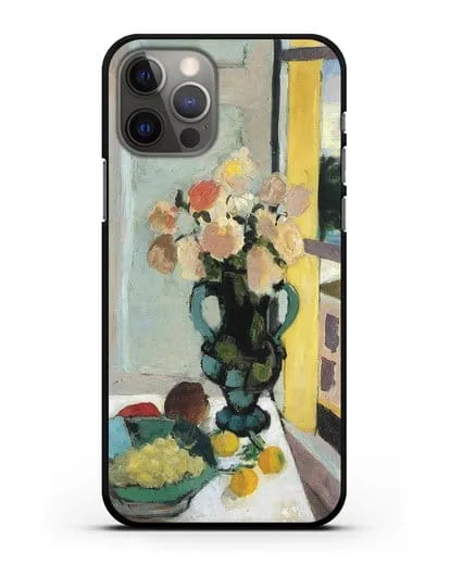 Чехол Розы сафрано у окна (Матисс Анри) силиконовый для iPhone 12 Pro