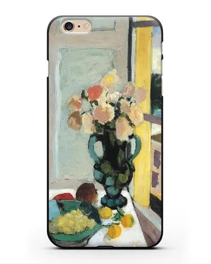 Чехол Розы сафрано у окна (Матисс Анри) силиконовый для iPhone 6 Plus