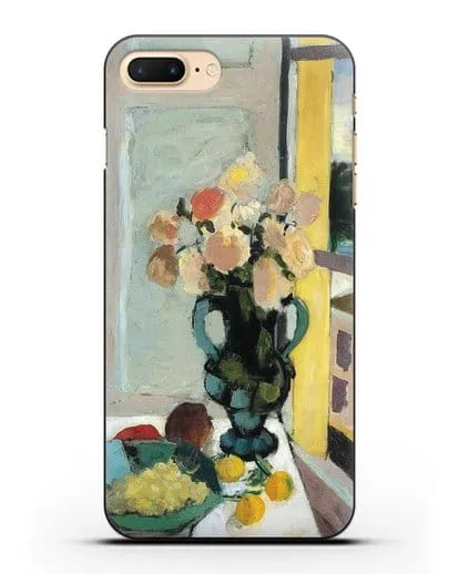 Чехол Розы сафрано у окна (Матисс Анри) силиконовый для iPhone 8 Plus